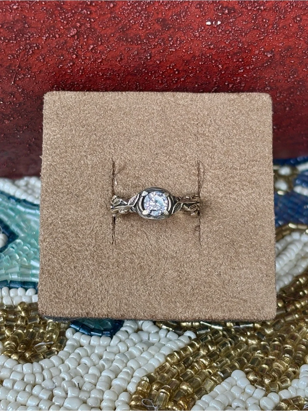 Silver Tree Branch Band Nature Woodland Boho Vine Hippie Engagement Ring Promise